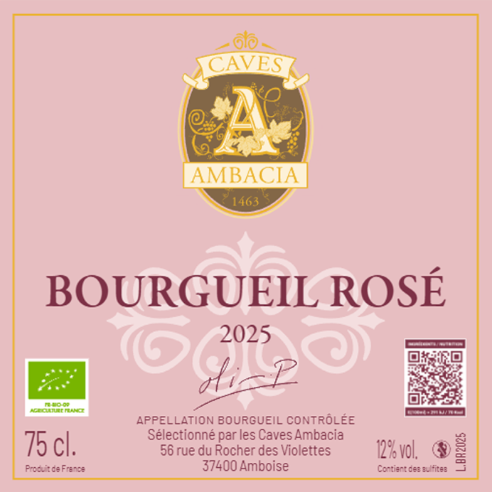 Bourgueil Rosé 2025 Bourgueil Rosé 2025