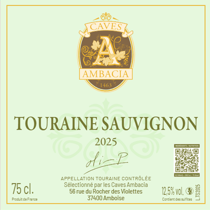 Touraine Sauvignon 2025 Touraine Sauvignon 2025